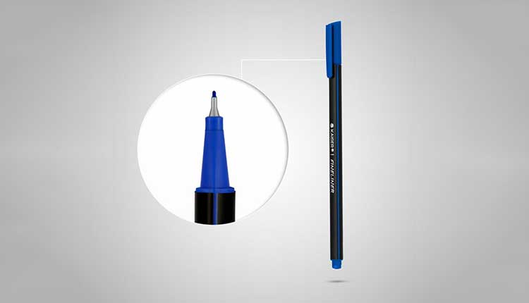 روان نویس نوک نمدی آبی کایزر SK822