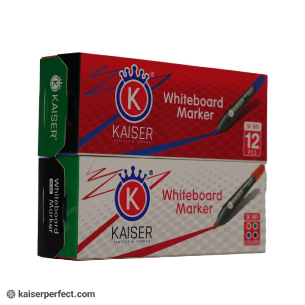 ماژیک وایت برد قلمی رنگی 4 رنگ اصلی کایزر SK881-شیش