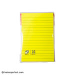 یاداشت لبه چسبی فلشی A6 خط دار کایزر SK388-پنج