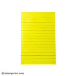 یاداشت لبه چسبی فلشی A6 خط دار کایزر SK388-دو