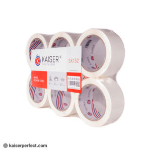 چسب پهن 5 سانت سفید کایزر SK152