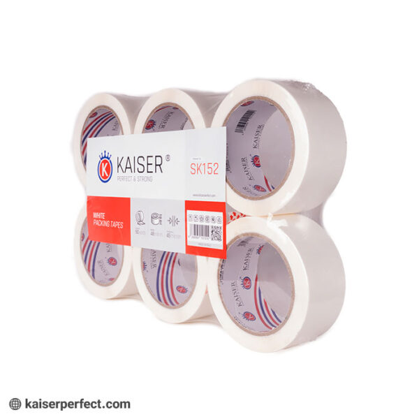 چسب پهن 5 سانت سفید کایزر SK152