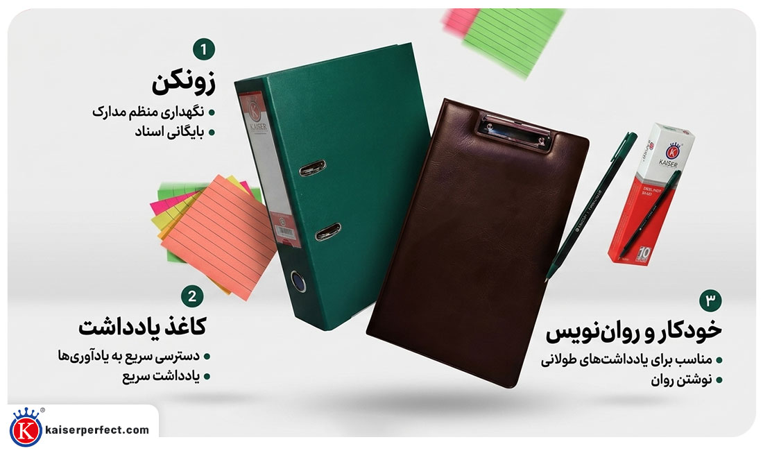 راهنمای انتخاب و خرید لوازم اداری پرکاربرد