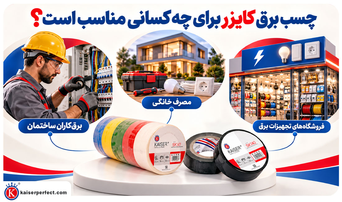 نکات مهم هنگام خرید بهترین چسب برق در ایران